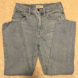 Madewell Denim with Brown Leather Detail